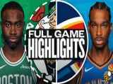 خلاصه بازی بسکتبال بوستون سلتیکس و اوکلاهاما سیتی تاندر