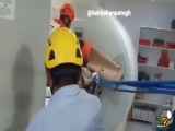 بیمار گیرفته شده در دستگاه ام ار ای