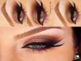 آرایش استایل ساده و شیک چشم
