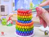 روش طراحی کیک دو طبقه