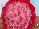 ساخت دسته گل مصنوعی به روش دستی