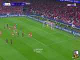 بنفیکا به بارسلونا در دقیقه 13 اهدای پنالتی لواندوفسکی ❤️ ⚽️