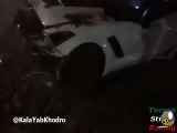 تصادف وحشتناک با خودروی مرسدس بنز