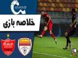 نتیجه مساوی بازی تیم‌های پرسپولیس و فولاد در دیدار بازی فوتبال