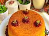 طرز آماده‌سازی ته چین با گوشت و بادمجان