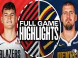 خلاصه بازی بسکتبال دنور ناگتس و پورتلند تریل بلیزرز