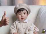 پسر چینی و عروسکش باعث حیرت همه می‌شود.