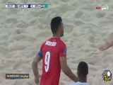 گل پنجم ایران به موریتانی در فوتبال ساحلی به وسیله مختاری
