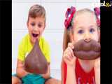 برنامه کودک دیانا و روما _ چالش بادکنک های رنگی