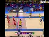 نتیجه یک‌طرفه بازی والیبال برزیل 3-0 ایران در لیگ ملت های والیبال 2025