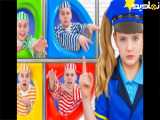 ساشا جدید - برنامه کودک - بازی و چالش بادکنک های رنگی 2 - کودک سرگرمی تفریحی