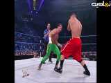 کشتی کج مسابقه جانسینا درمقابل ادی گویرو در اسمکداون2003