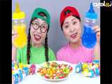 چالش غذایی |چالش غذا خوری|چالش موکبانگ|چالش خنده و سرگرمی |چالش خنده دار دونا