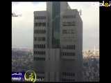 تکان خوردن برج ها زمان زازله ژاپن