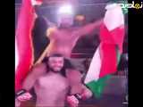مبارزه ورزشکار ایرانی و عراقی