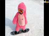 دخترم را برده بودم اسکی