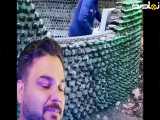 ساختن خونه با بطری نوشابه