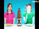 چالش آشپزی|اسمرفود|چالش خوراکی های رنگی*