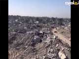 فیلم| تخریب سیستماتیک شهر غزه پس از عقب نشینی ارتش اسرائیل
