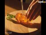 درست کردن خوراکی خوشمزه با میوه ها شیشه ای