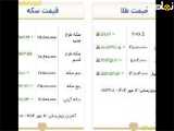 قیمت لحظه ای طلا و سکه امروز