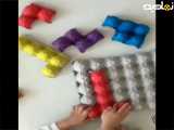 پازل با شونه تخم مرغ قعطه آبی رنگ کجا خواهد بود