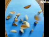 نقاشی و طراحی با پوست پسته دریا