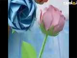 گل جذاب و کاغذی درست کن