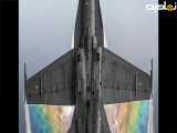 ثبت یک لحظه جادویی؛ رنگین کمان بخار در نمایش هوایی جنگنده F-18 (+عکس)