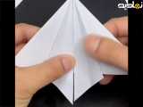 موشک کاغذی درست کن کاردستی برای کودکان