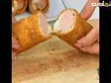 آشپزی کلیپ آشپزی طرز تهیه رول سوسیس