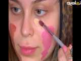 فیلم کوتاه مبینا،میکاپ با مبینا،آرایش مبینا جدید،پوشاندن جای جوش و لک با میکاپ