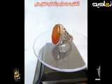 انگشتر دست ساز مردانه نقره عقیق یمنی