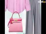 استایل کردن شلوار طوسی