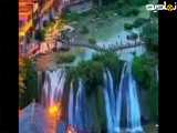 منطقه ای زیبا و رنگین در کوهستان های چینخ