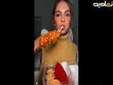 موکبانگ بانوان || کورن داگ با سس فراوان || چالش غذاخوری || اسمرفود || چالش خوراکی