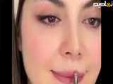 آرایش لب و اینجور انجام بده