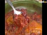 خورش مرغ و آلبالو خاص و محشر