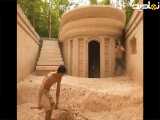 ساخت خانه زیر زمینی با استخر در 30روز