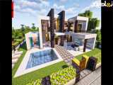 آموزش ساخت خانه های زیبا و مدرن در ماینکرفت | ماینکرافت | Minecraft قسمت 1072 | گیم | بازی | GAME |