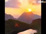 کلیپ ارامش بخش مناظر کوه و دمن