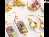 آموزش رایگان ساخت زیورالات رزینی با گل خشک با دقیق ترین نکات