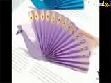 اوریگامی طاووس | آموزش اوریگامی | آموزش کاردستی طاووس