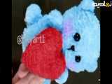آموزش درست کردن عروسک خرسی کوچولو و زیبا با کش مو