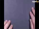 اوریگامی با کاغذ رنگی کاردستی خلاقانه