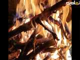 کلیپ زیبا فیلم از آتش وسط کوه