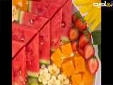 کلیپ خلاقانه ( چیدمان میوه )