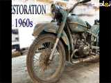 مراحل بازسازی موتورسیکلت اورال ساخت شوروی مدل ۱۹۶۰ میلادی