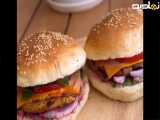 برگر مرغ خوشمزه