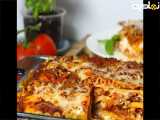 لازانیا با سس بشامل
